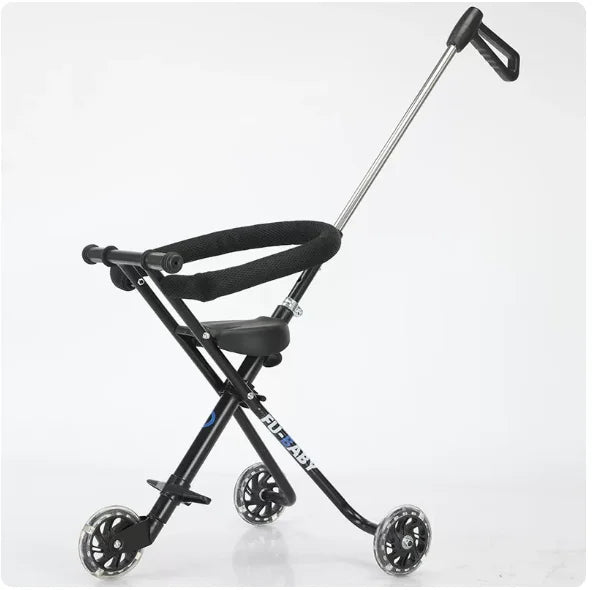 Lightweight Foldable Kids Travel Push Cart Outdoor Stroller for 6 To 12 Years Old Children