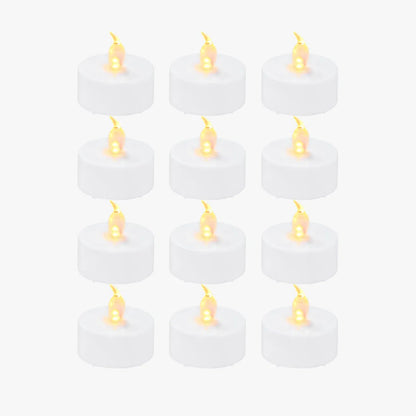 LED Flame Tea Light Candle Set Warm White for Bambu Lab Creator Program 3D Printer Accessories