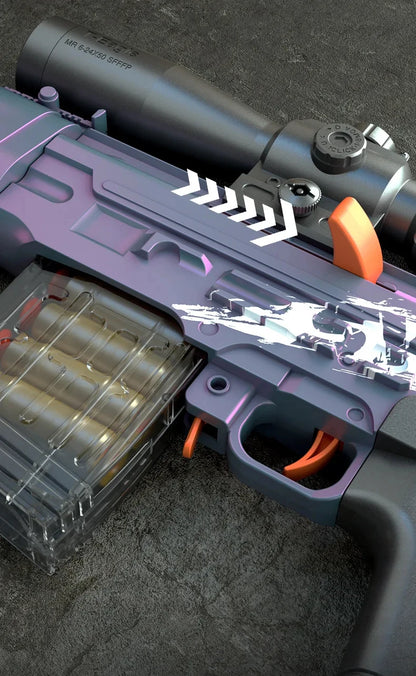 Soft Bullet Sniper Toy Gun Manual Loaded Shell Ejecting Firable Outdoor Battle Gun Model Christmas Gift