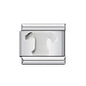 26 English A-Z Letter Name Custom 9mm Link Charms Silver Color Italian Stainless Steel Bracelet DIY Jewelry Making Hand Chain