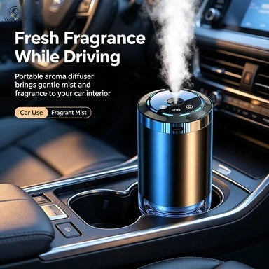 5‑Mode Mist Humidifier & Aromatherapy Diffuser, Multifunctional Air Freshener for Car Interior, Home Bedroom and Office Desktop Use