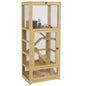 Cage for hamsters or small animals in wood 5 levels with niche balançoire 54 x 38 x 131 cm natural