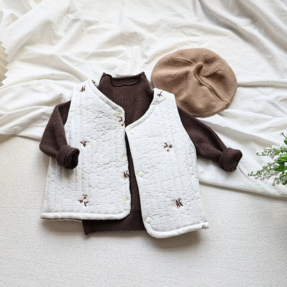 MILANCEL Spring Autumn New Kids Infant Sweaters Turtleneck Boys Pullover Boys Knitwear Girls Base Sweater