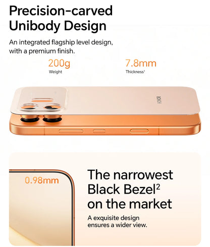 HONOR 600 Pro 5G Smartphone Snapdragon 8 Elite 200MP AI Ultra Night 6400mAh 80W Supercharge 50W Wireless 6.57"AMOLED AI Button