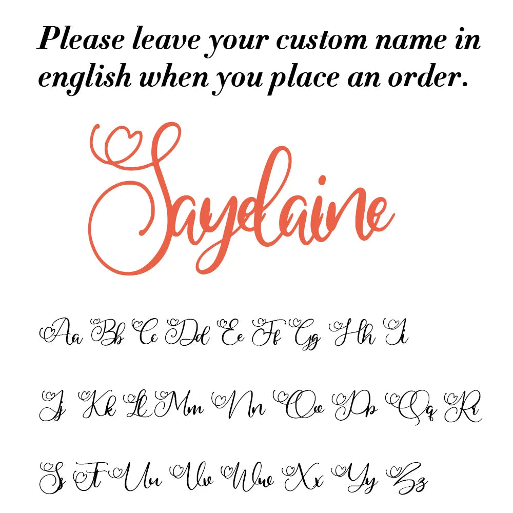 Personalized Customization Name Earrings For Women Stainless Steel Women's Fashion Earrings Jewelry Gift for Lovers