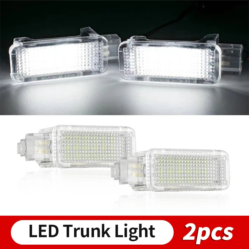1/2Pcs CANbus Car LED Courtesy Door/trunk/Footwell/glove box light lamp For Audi A1 A2 A3 A4 A5 A6 A7 A8 Q3 Q5 Q7 TT VW Skoda