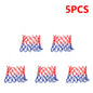 1-5PCS Basketball Net All-Weather Basketball Net Tri-Color Basketball Hoop Net Powered Basketball Hoop Basket Rim Net 농구골대
