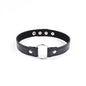 Sexy PU Leather Choker Collar for Women Gothic Punk Spike Heart O-Ring Bell Bondage Slave Neck Strap BDSM Role Play Accessory