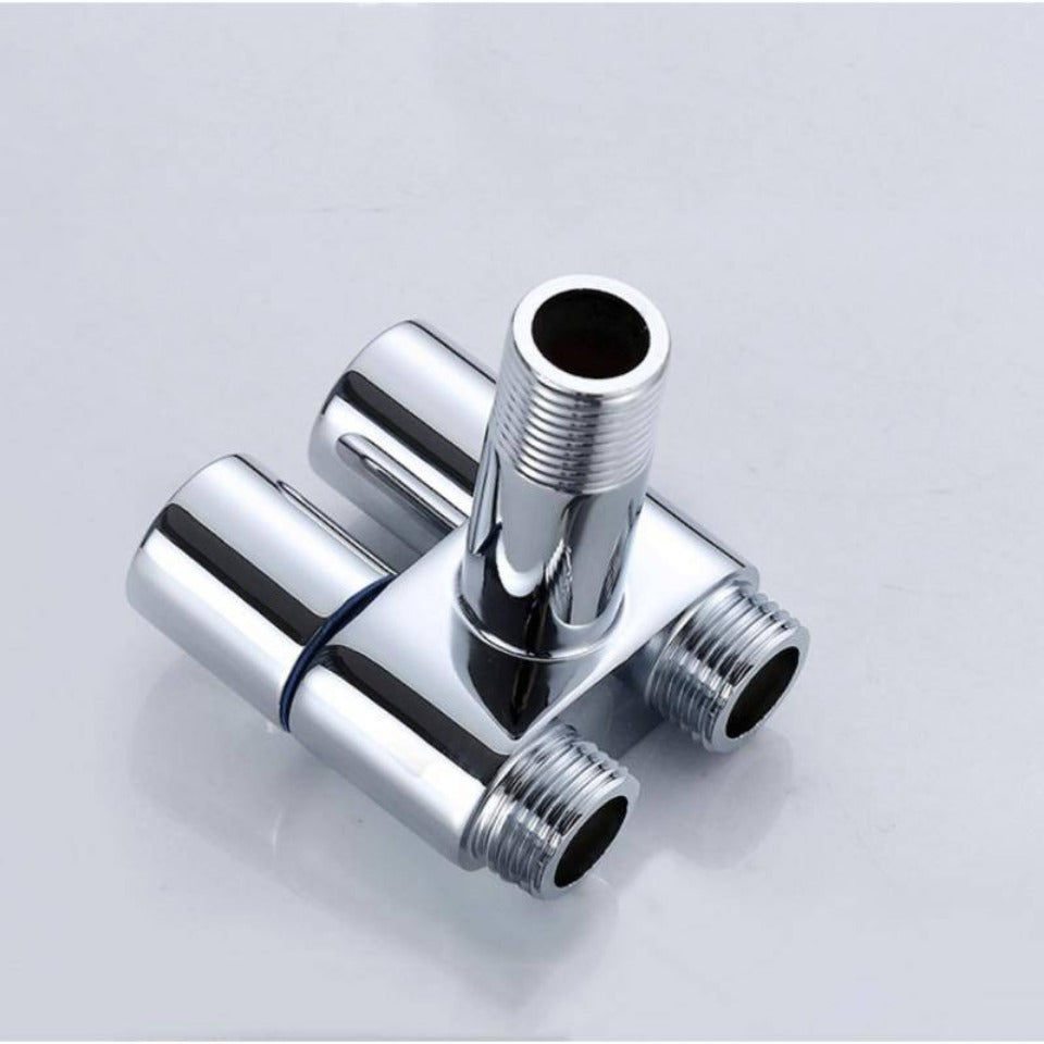 Bathroom Faucet Stainless Steel Washing Machine Water Faucet Double Outlet for Toilet Garden Hose Washing Machine Pet Bathing