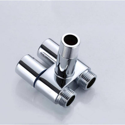 Bathroom Faucet Stainless Steel Washing Machine Water Faucet Double Outlet for Toilet Garden Hose Washing Machine Pet Bathing