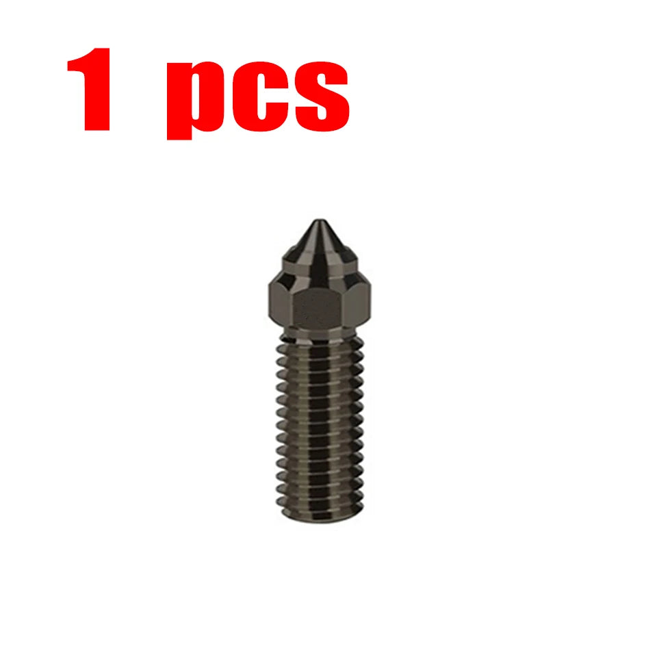 For Creality Ender 3 V3 KE K1/k1 Max Nozzle 0.4 0.6 0.8mm Nozzles Hard Steel Copper Plated Brass Genius Pro Vyper K1 Pro Hotend