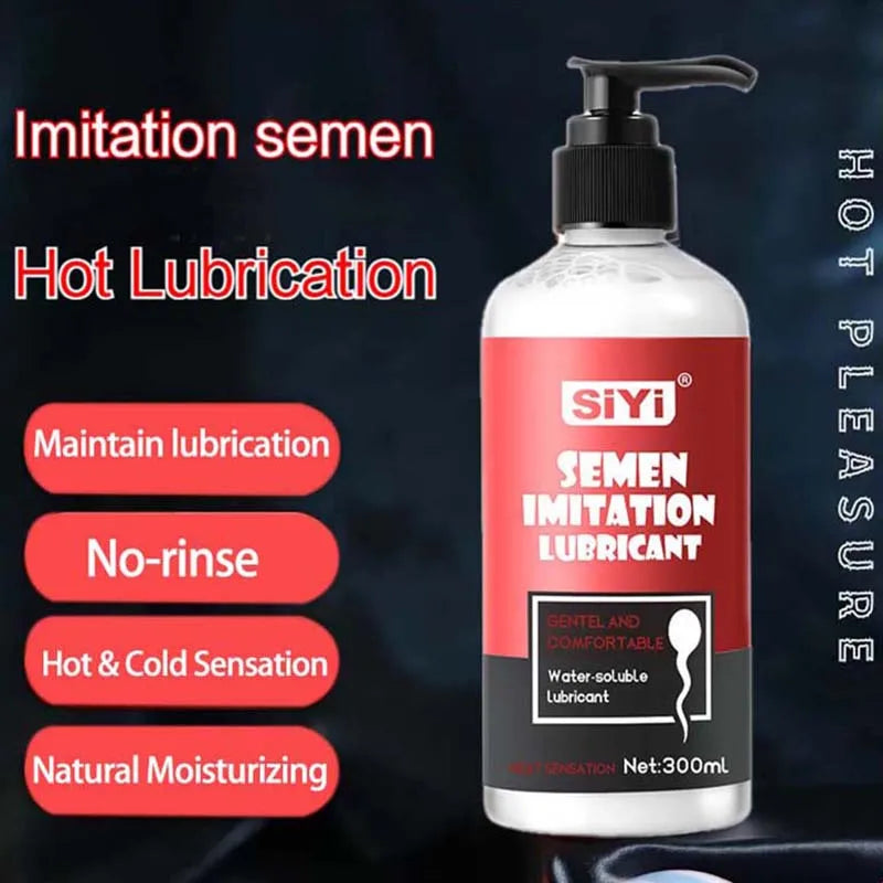 Water-Based Sex Lubricant Intimate Gel Semen Lube for Women Men Masturbation Toys - Couples Lubrication