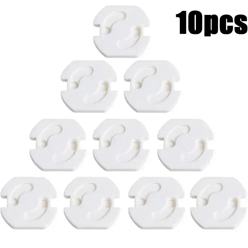 1/10pcs Electrical Outlet Protection Baby Child EU Power Socket Safety Guard Anti Electric Shock Plugs Protector Rotate Covers