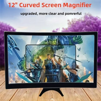 Mobile Phone Screen Protect Eyes HD Magnifier Movie Video Amplifier Holder Enlarger Screen Smart Phone Magnifying Curved Screen