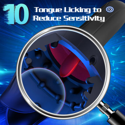 Glans Trainer for Men Powerful Vibrating Penis G Spot Masturbator Soft Fingertip Prolong Endurance Massage Vibrator Erotic Toys