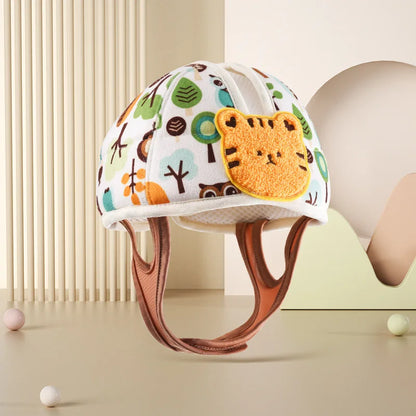 1-3T Toddler Baby Head Protector Safety Hat Cute Bear Bunny Baby  Prevent Injured Helmet  for Crawling Walking Learning Headgear