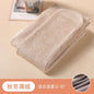Autumn Winter New Thin Plush Vertical Stripe Solid Color Girls' Pantyhose With Plush Warm Children's Bottom Socks and Panties