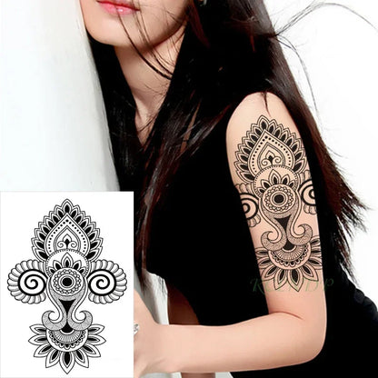 Waterproof Temporary Tattoo Sticker Joker Skull Letter Big Size Body Art Flash Tatoo Fake Tatto Stickers for Girl Men Women