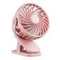 Rechargeable Fan 720° Rotating Hanging Clip Fan with Nightlight for Easy Portability Office Bedroom Dormitory Outdoor Small Fan