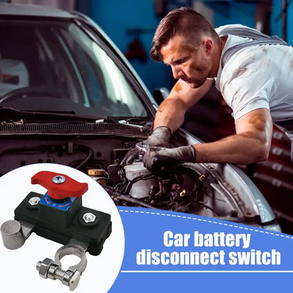 12/24V Car Battery Disconnect Switch Manual Automatic Circuit Breaker Anti-Power Off Leakage Protector Universal Auto Parts