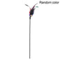 Long Pole Feather Cat Teaser Toy Colorful Interactive Kitten Wand Stick Bite-Resistant Pet Teasing Training Supplies