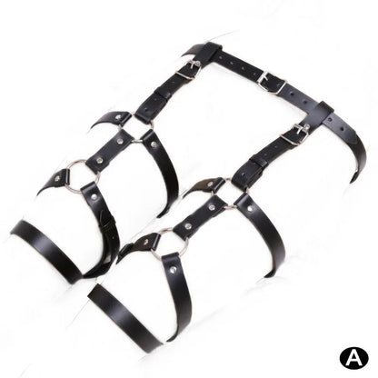 BDSM Bondage Leg Restraints Leather Belt Pants Adult Games thigh ring cuffs Straps Sex Toys For Couples Women erotic underwater