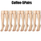 Summer Ultra-Thin Korean Style Invisible Thigh-High Socks Nude Seamless Mid-Calf Short Socks for Women Anti-Snag Sheer Stockings