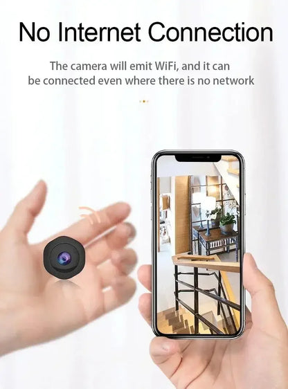 New 4K HD Mini Wireless Camera Portable Cam Night Vision Camcorder WiFi Remote Monitor Video Voice Recorder Security Camera
