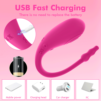 APP Remote Control with 9 mode Wearable Underwear Egg Vibrator for Female male Stimulator, Adult sex toy Couple Sex toy Games
