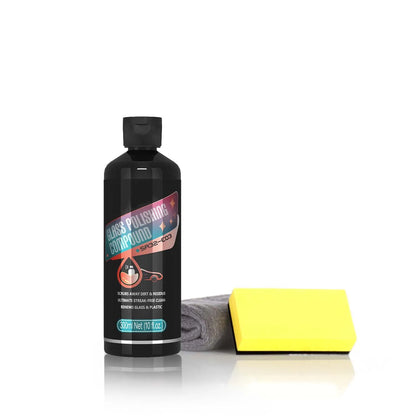 Glass Film Remover Car Glass Polishing Compound Windshield Cleaner Film Coating Oil Paste Film Emoval Cream Stains Auto Detail