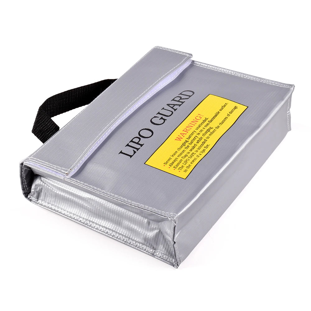 Lipo Guard Safety Bag Fireproof Explosion-Proof Portable Lipo Safety Bag 215*115*155mm for RC FPV Racing Drone Car Battery Safe