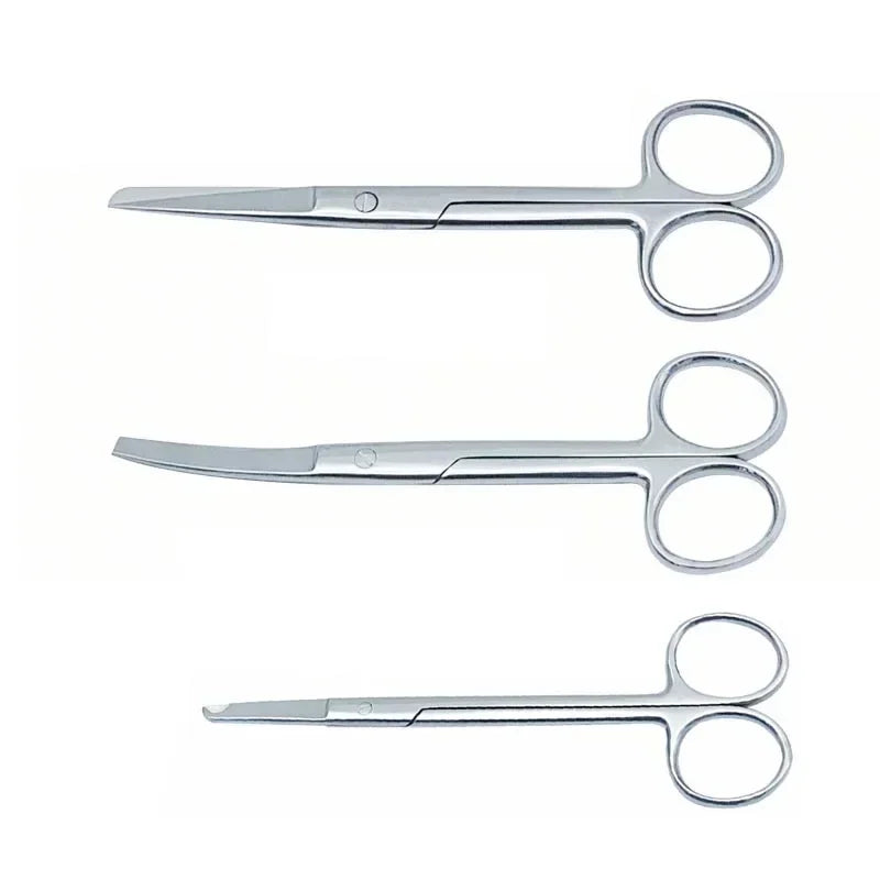Stainless Steel Remove Suture Scissors Nurse Scissors Stitch Scissors Medical Surgical Tool Straight/Curved 1pcs