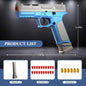 SIG17 Throwing Shell Soft Bullet Toy Gun with Blowback Outdoor Sports CS Game Pistol Launcher Model Birthday Gift