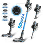 INSE S7P cordless vacuum cleaner, 465W 45KPA Wireless Vacuum Cleaner with Suction Power,  8*2200mAh battery, 50000Pa Strong Suction, 45-60mins runtime,1.2L