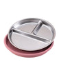 1PCS Stainless Steel Dishes Plate Detachable Suction Bowl For Baby Feeding BPA Free Silicone Base Tableware Newborn Essentials
