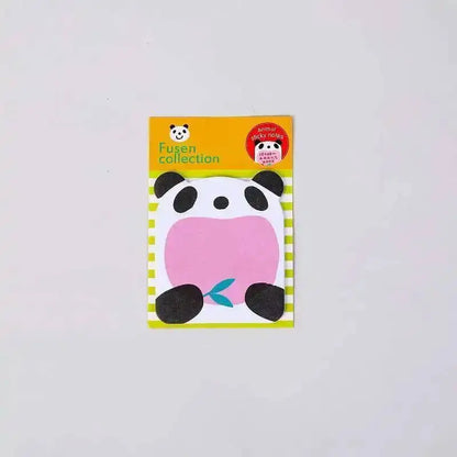 1 Pcs Sticker Cute Kawaii Animal Sticky Notes Notepad Memo Pads Office School Supply Stationery Panda Cat Hare Bookmark Post