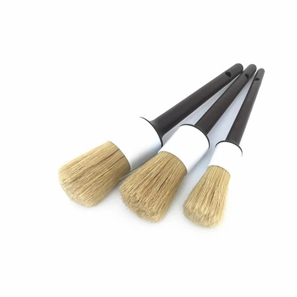 3/5 Pcs Detail Dudes Boars Hair Ultra Soft Car Detail Brushes Perfect for Washing Emblems Wheels Interior Auto Accessories