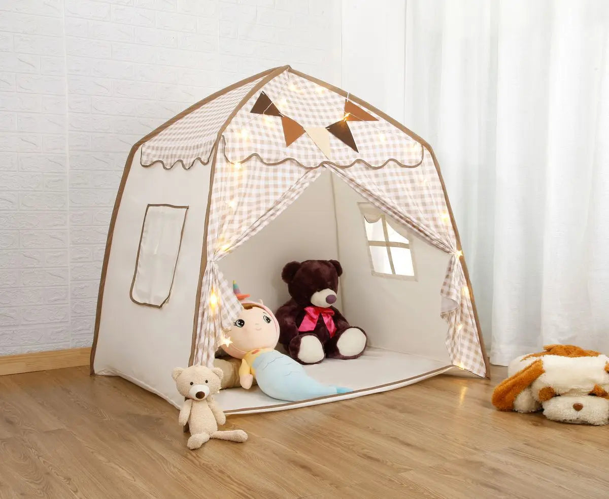 Kids Play Tent for Boys Girls Princess Castle Playhouse Indoor Outdoor Children's Toy House for Toddlers Tent Gift