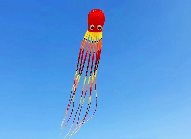 Large 15m octopus kites flying for adults kites windsurf cerfvolant inflatable toys kevlar Clothlarge kites outdoor fun dragon