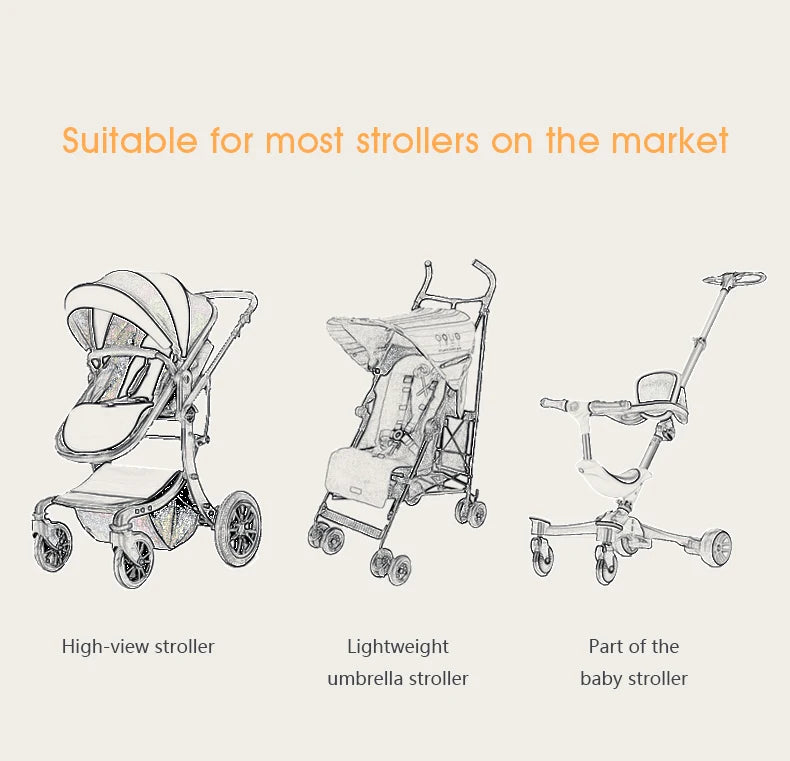 Stroller Organizer Bags Mummy Large Capacity Travel Hanging Bag Bottle Holder Pram Diaper Bags Baby Stroller Accessories