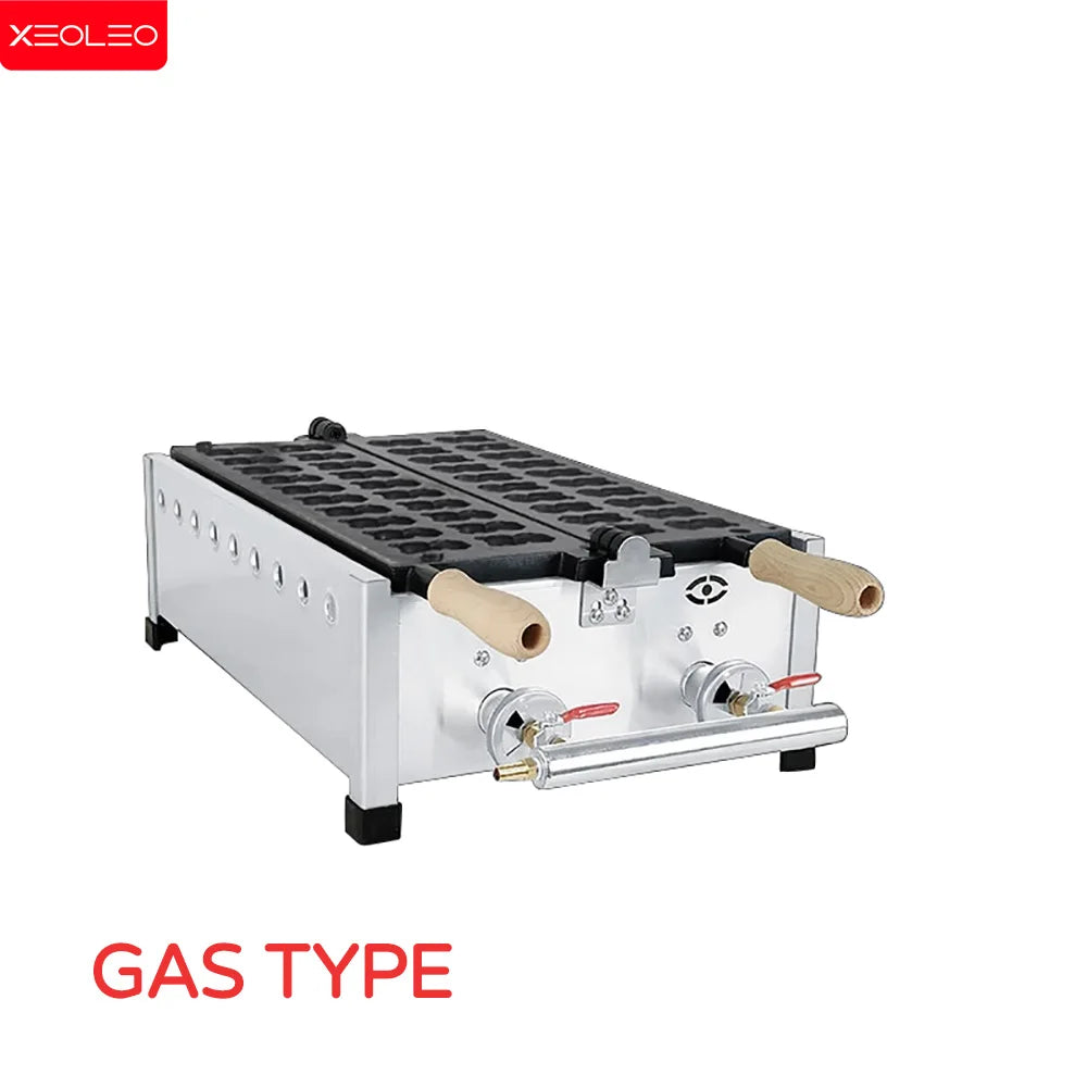 XEOLEO Commercial 20PCS Little Bear Shape Waffle Maker 3000W Electric Bear Waffle Make Machine Non-stick coating Snack Equipment