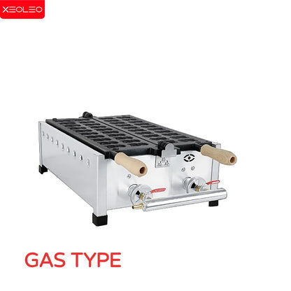 XEOLEO Commercial 20PCS Little Bear Shape Waffle Maker 3000W Electric Bear Waffle Make Machine Non-stick coating Snack Equipment