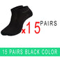 5/10/15/20 Pairs Bamboo Fiber Ankle Socks Men’s And Women Soft And Breathable Boat Socks Men Gifts Spring Summer Short Socks