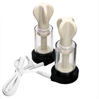 Electric Shock Host Breast Pump Enlargement For Women Nipple Sucker Clitoris Suction Bondage Set Sex Toys Adults Games Erotic