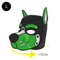 Sexy Charm Adult Rave Lingerie with Fetish Dog Hood Chest Harness Single Glove Arm Binder for Couple BDSM Body Bondage Clothing