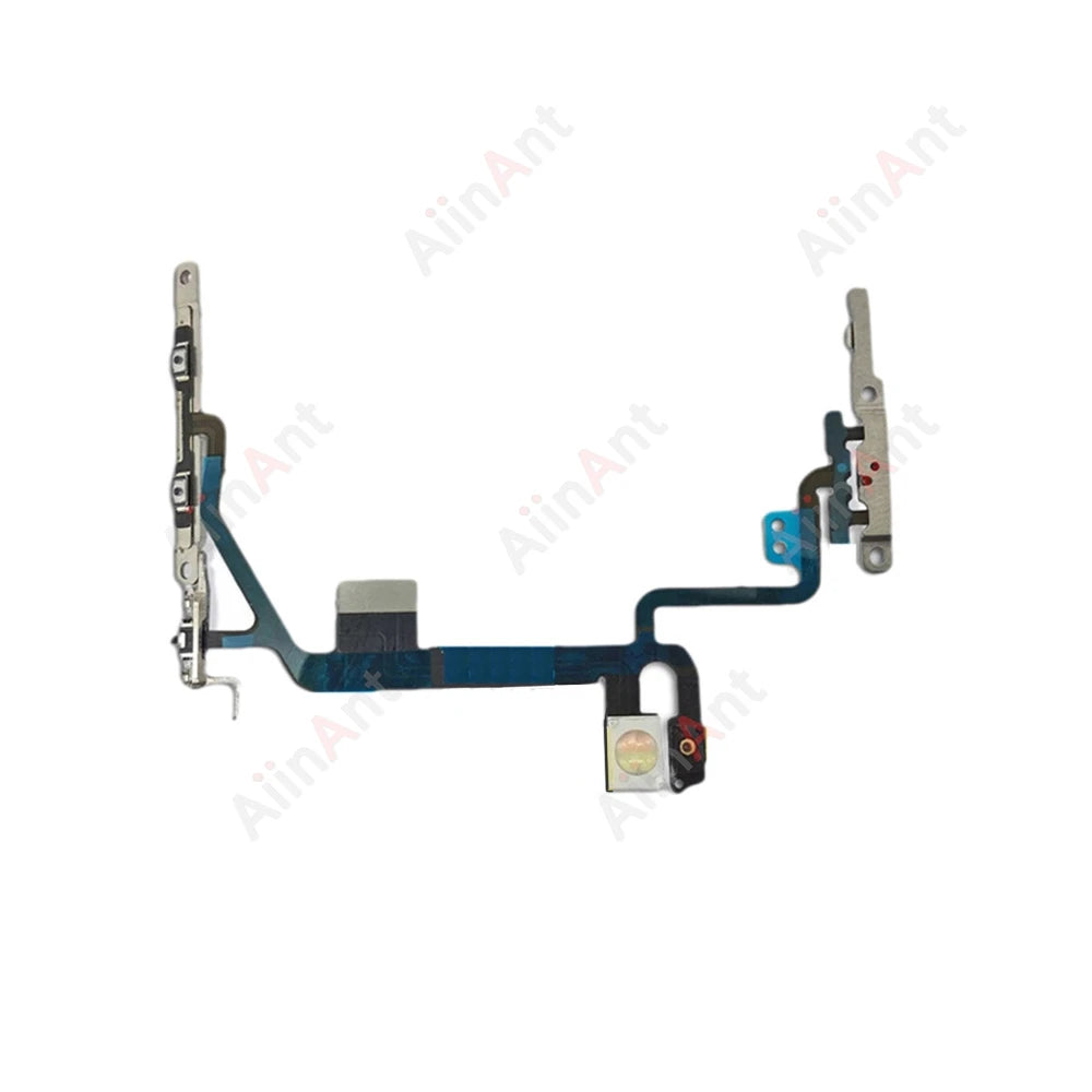 AiinAnt FlashLight Buttons Volume Power Flex Cable For iPhone 11 Pro X XR Xs Max 5s SE 6s 7 8 Plus SE 2 3 2020 2022 Repair Parts