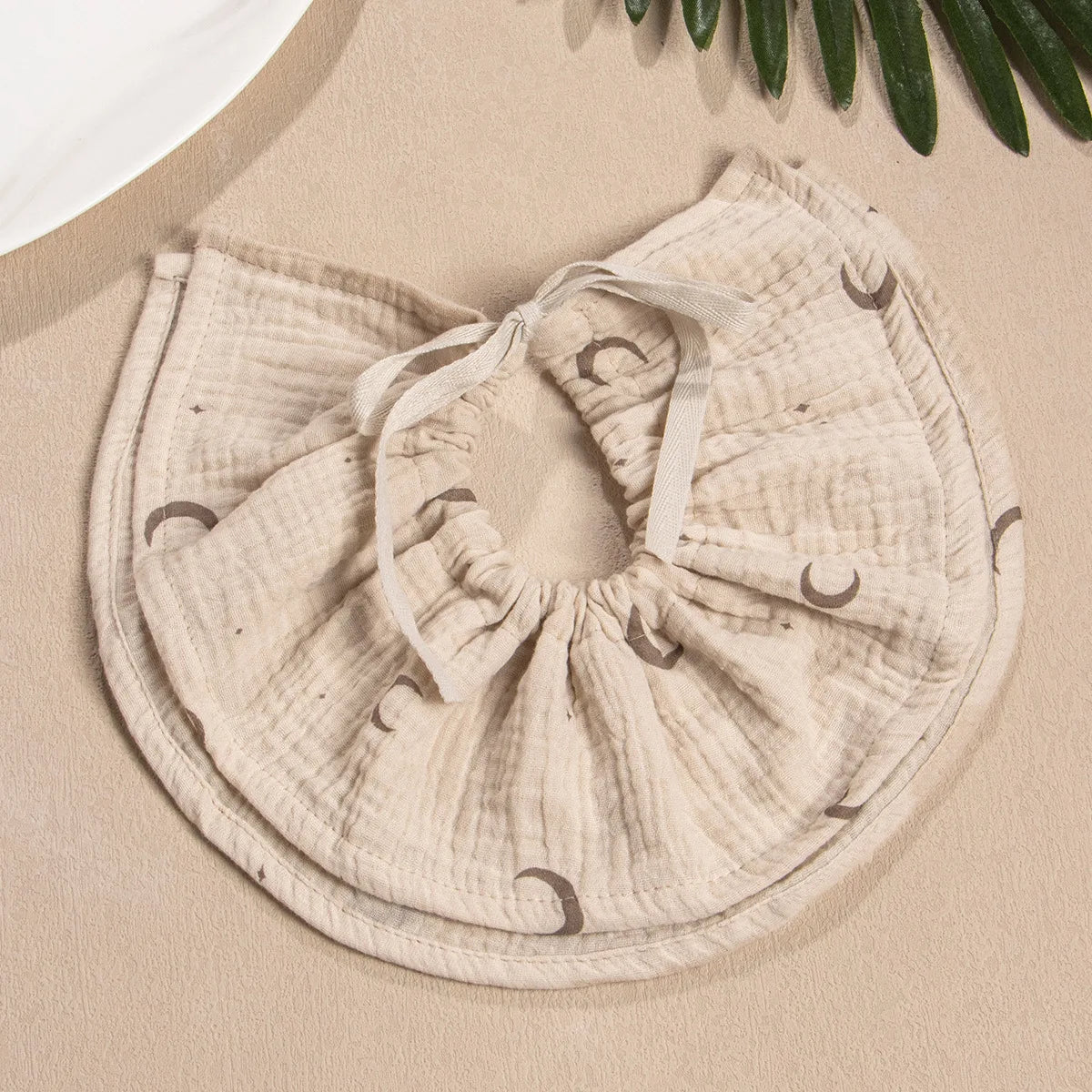 New Cute Drawstring Baby Bibs Newborn Cotton Gauze Saliva Towel Burp Cloths Bandana Scarf for Boy Girl Soft Feeding Drool Bib