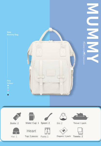 Baby Diaper Bags Mom Backpack Maternity Bag for Baby Large Capacity Mommy Bag Waterproof Travel Baby Stroller Bag Mother Kids