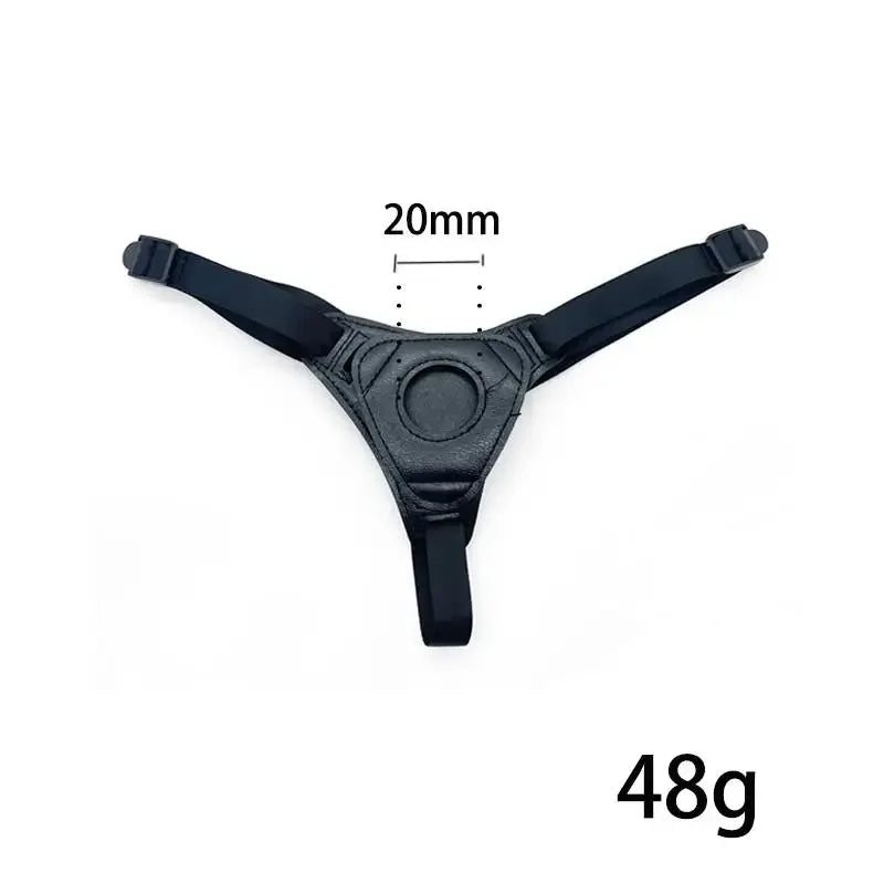 Adjustable Suction Cup Dildo Harness, Universal Strap-On Mount Base for Shower Wall Floor Bed, Hands Free Pleasure Accessory