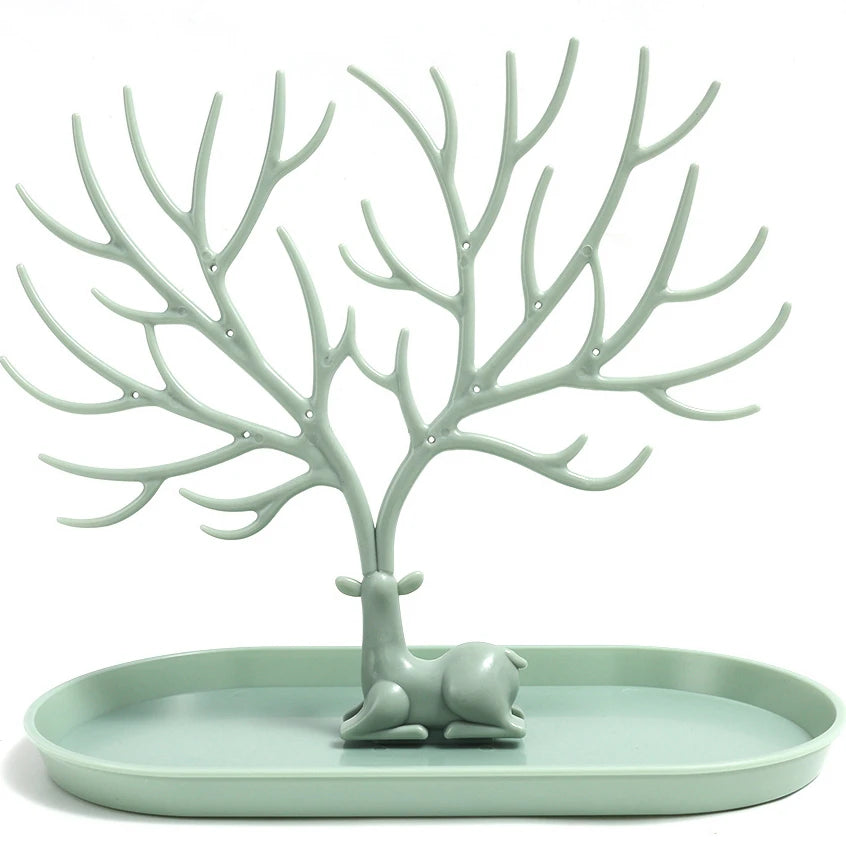 Antler Jewelry Storage Rack Smooth Deer Horn Jewels Display Shelf Rings Earrings Small Accessories High Quality Showing Stand